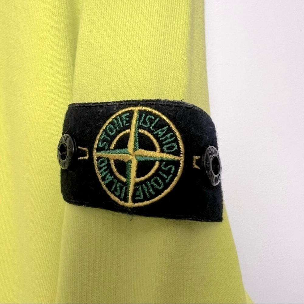 Stone Island Junior Lime Green Sweatshirt Junior 14 - Picture 9 of 14